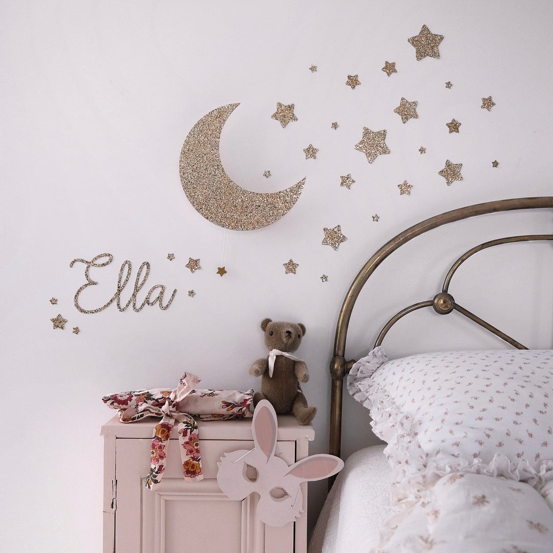 Gold Glitter Star Wall Stickers®