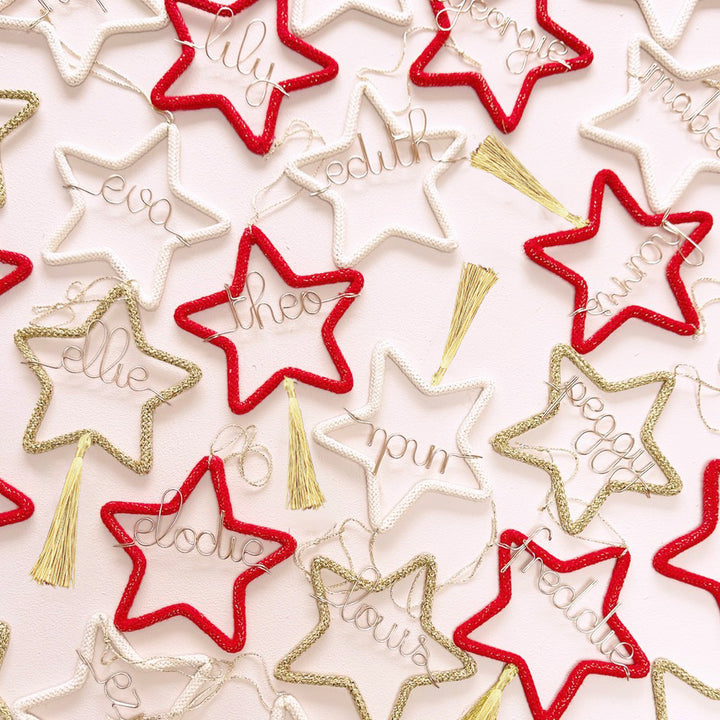 Personalised Knit Star Ornament®