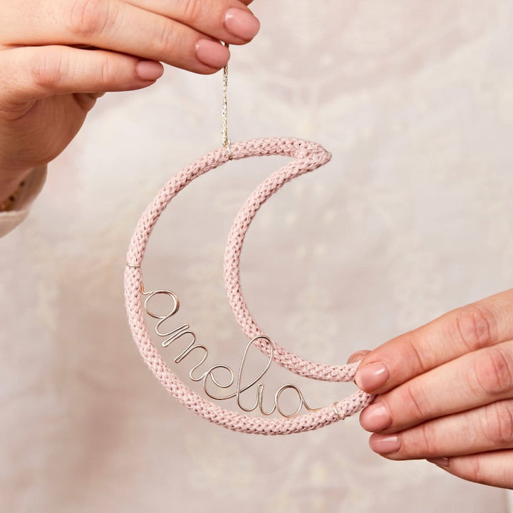 Personalised Knit Moon Ornament®