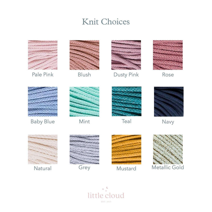 Knit Stars - Little Cloud-Knit Name Signs