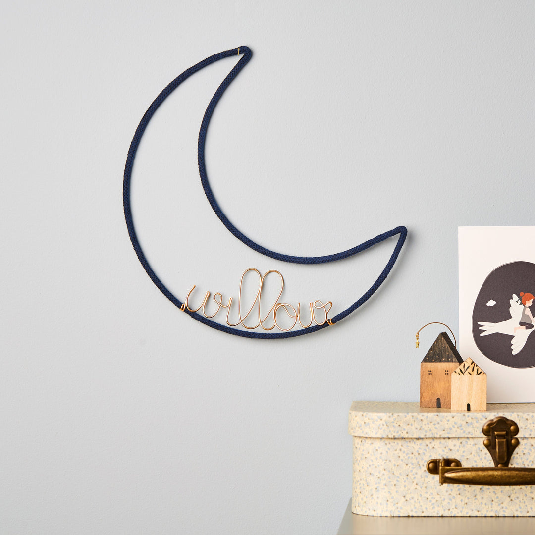 Knit Moon Name Sign®