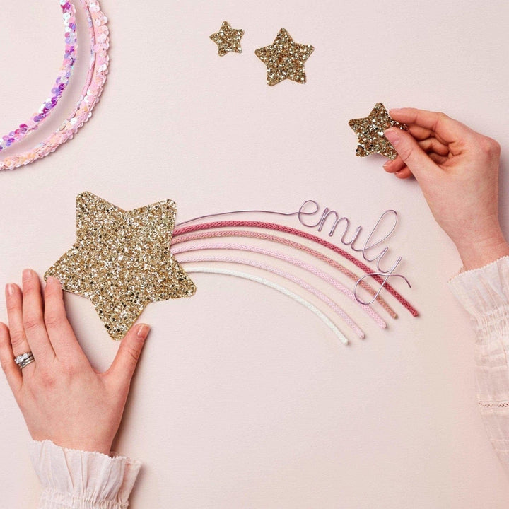 Petal Personalised Glitter & Knit Shooting Star®