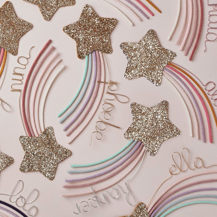 Heavens Personalised Glitter & Knit Shooting Star®