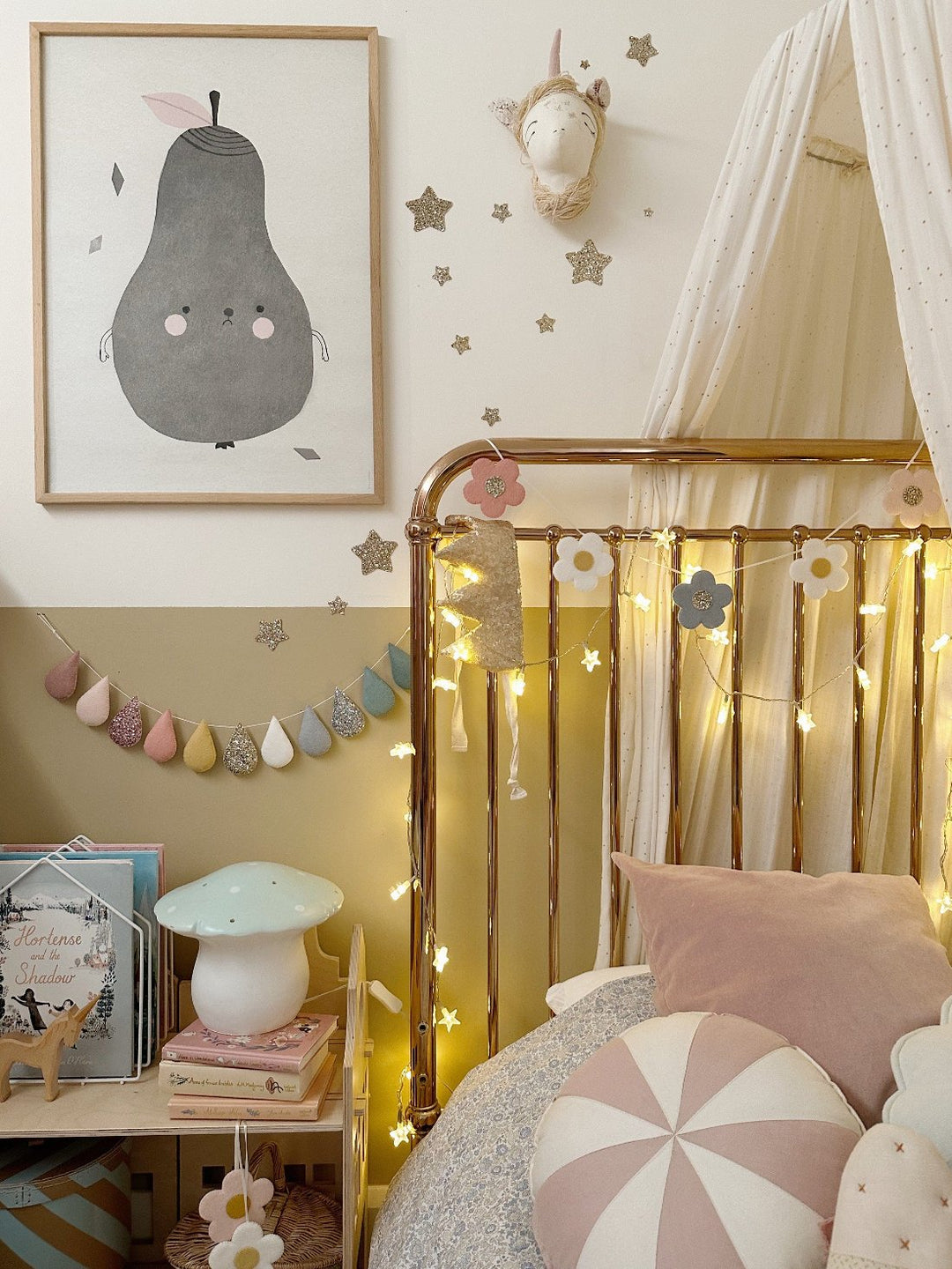 Little Cloud Wall Stickers Stars Liberty Gold Glitter Star Wall Stickers