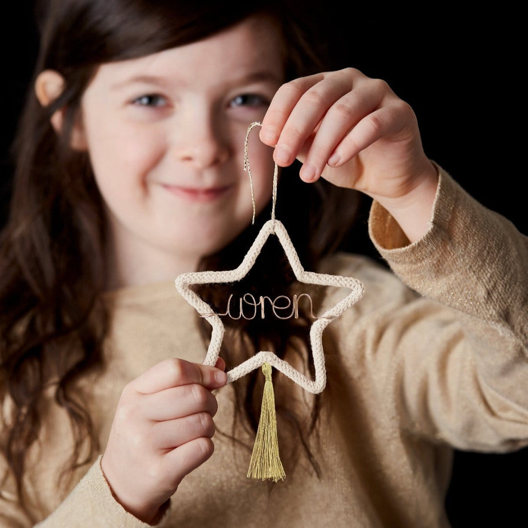 Personalised Knit Star Ornament®